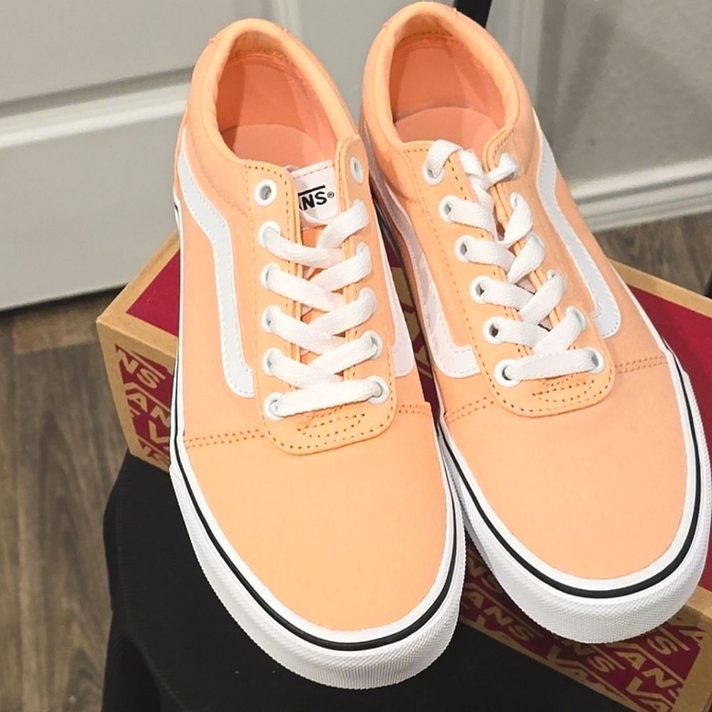 Vans Old Skool Canvas Low Top Sneaker- Tropical Peach - Picture 10 of 10